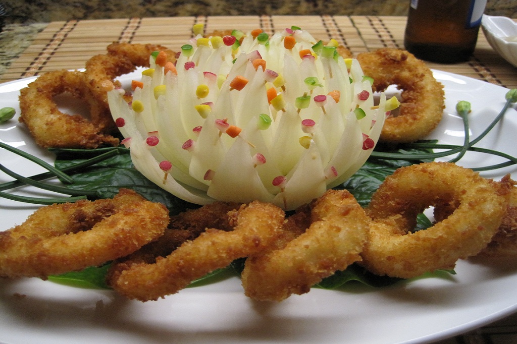 mực chiên giòn